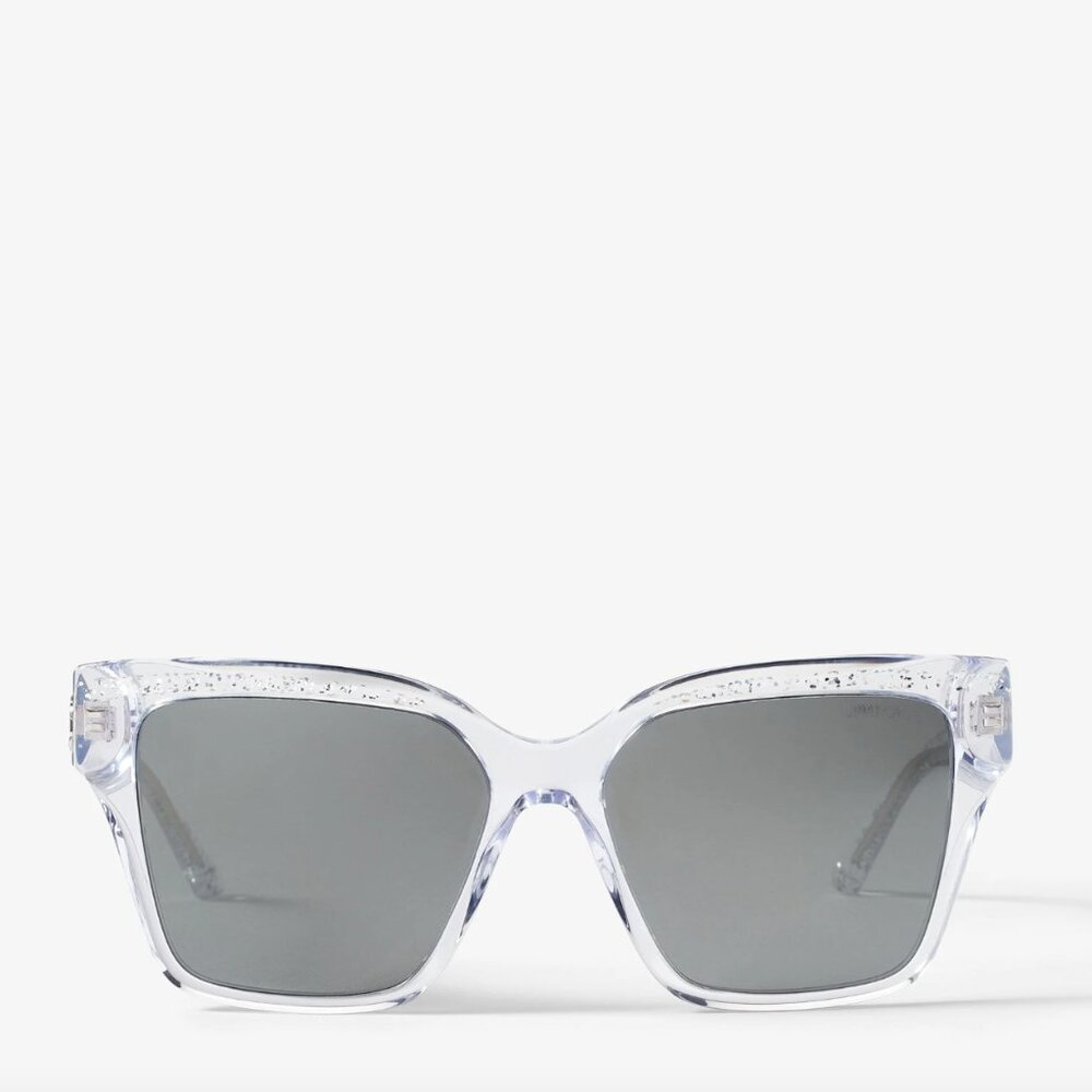 Jimmy Choo Giava Crystal Glitter Sunglasses